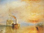 Joseph Mallord William Turner The Fighting Temeraire tugged to her last Berth to be broken up oil